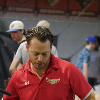 Dr. Brent Pourciau coaching an athlete