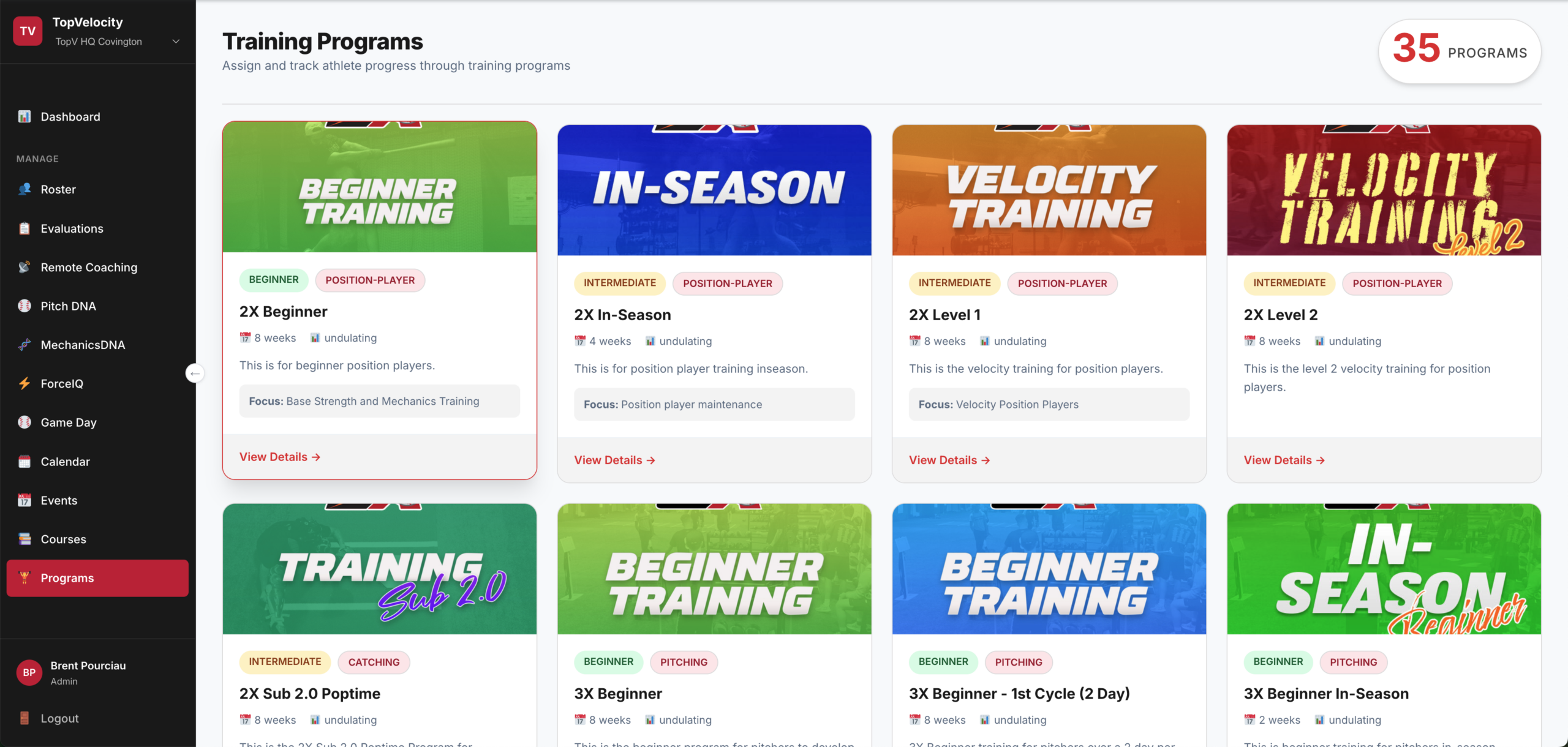 Training Programs Library