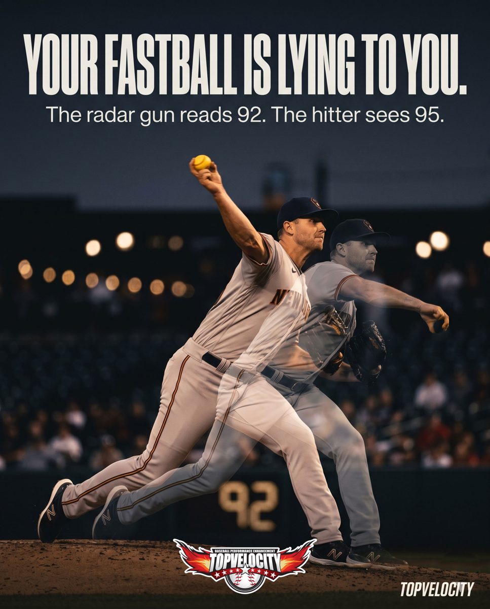 Break your velocity plateau - your fastball is lying to you, the radar reads 92 the hitter sees 95