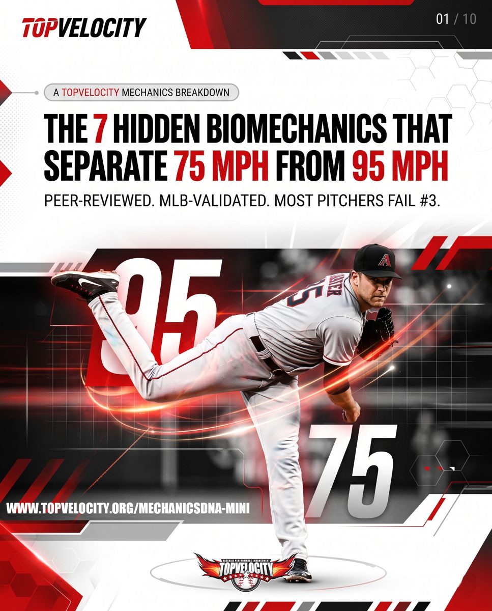 AI pitching coach analysis - the 7 hidden biomechanics that separate 75 mph from 95 mph